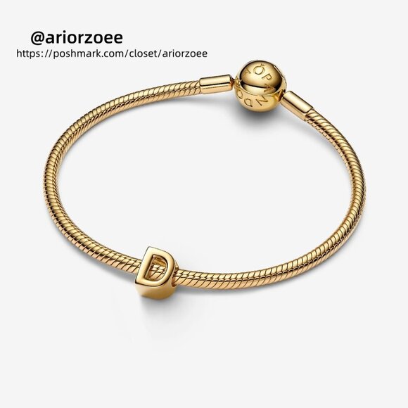 Pandora Letter D Alphabet Charm - Picture 3 of 5